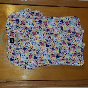 W5 Blouse in Bright Modern Print